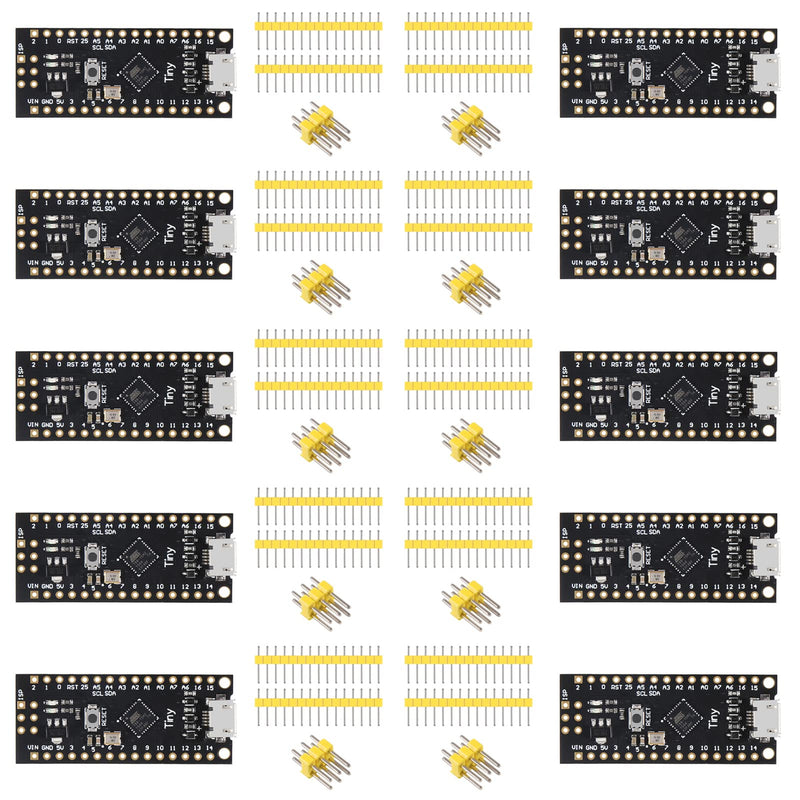  [AUSTRALIA] - AITRIP 10pcs MH-Tiny ATTINY88 Micro Development Board 16Mhz /Digispark ATTINY85 Upgraded/Nano V3.0 ATmega328 Extended Compatible for Arduino IDE 1.0+ (OSX/Win/Linux)