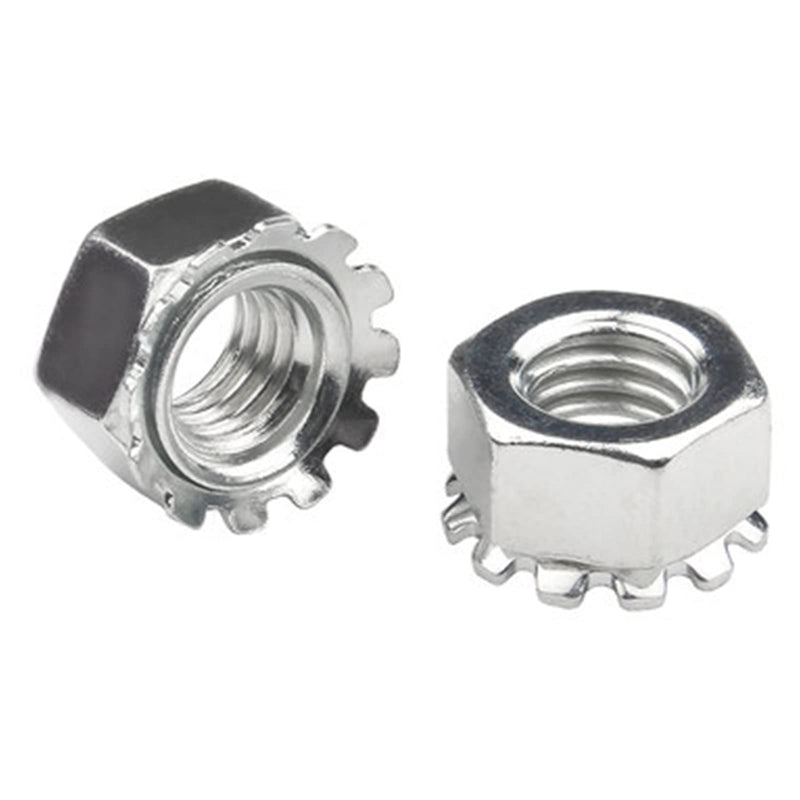  [AUSTRALIA] - Instockbolts #8-32 Keps Nuts with External Tooth Washer, K-Lock Keps Nuts 304 Stainless Steel Kep Lock Nut, 100Pcs-Pack, 8-32(100pcs) 8-32(100pcs)