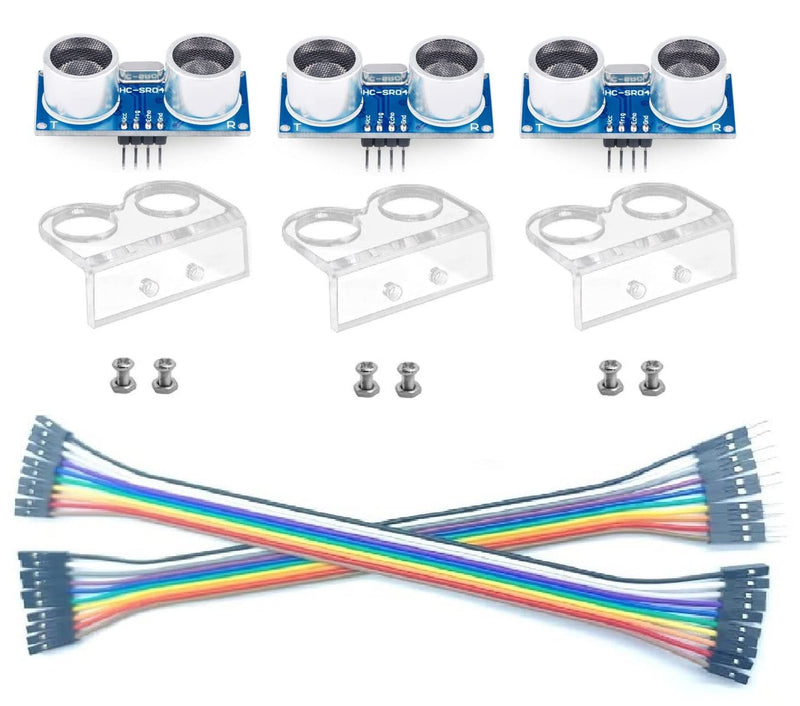  [AUSTRALIA] - WWZMDiB ((((3Pcs)))) HC-SR04 Ultrasonic Sensor Module Distance Measuring Sensor Module for Arduino R3 MEGA Mega2560 (3)
