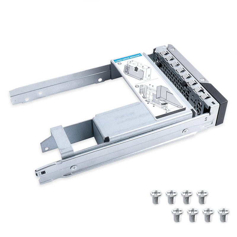  [AUSTRALIA] - 3.5" inch X7K8W 0X7K8W SAS SATA Hard Drive HDD Tray Caddy Compatible with Dell 14th Gen 14 G14 R640 R740 R740xd R840 R940 R440 R540 PowerEdge Server (1PCS 3.5" HDD Tray+2.5" Conversion Bracket) 1PCS 3.5" HDD Tray+2.5"Conversion bracket