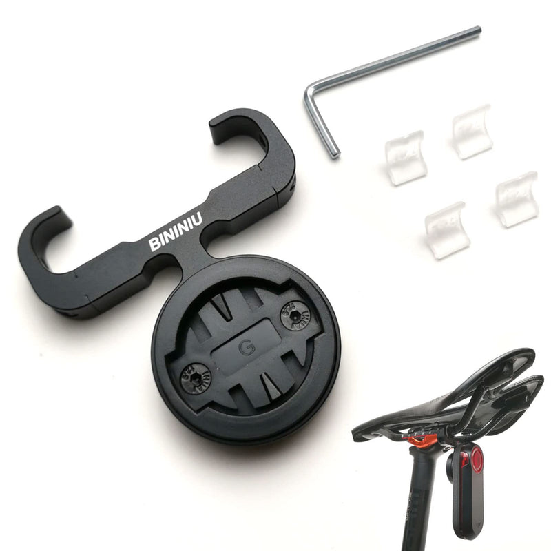  [AUSTRALIA] - BININIU Bicycle Saddle Mount for Garmin Varia Radar [Aluminum], Seatpost Mount Tail Light Holder for Garmin Varia RTL500,RTL510,RTL515, RVR315, Bike Saddle Seat Bow Mount for Garmin Varia Radar