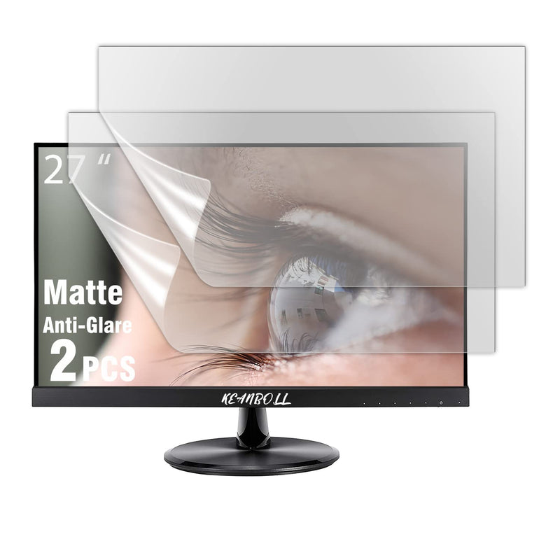  [AUSTRALIA] - (2 Pack)27 inch Monitor Screen Protector,Anti-Glare Matte Screen Protector for 27 Inch 16:9 Widescreen Desktop Monitor,Help for Your Eyes Reduce Fatigue, Reduce Fingerprint