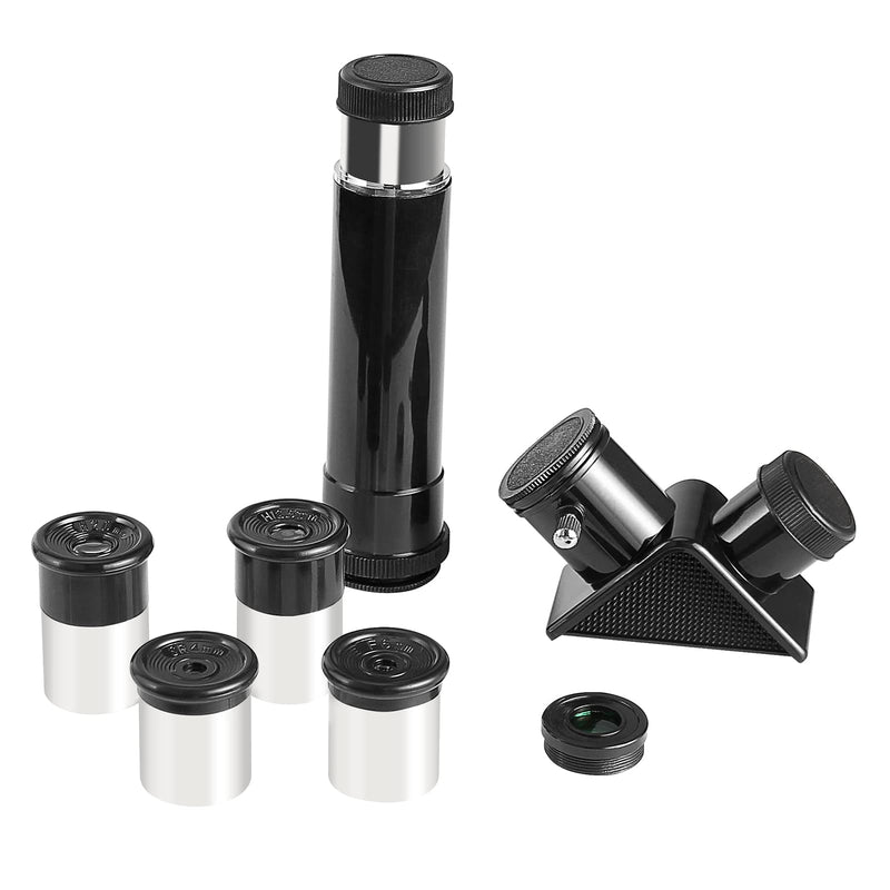  [AUSTRALIA] - CelticBird 0.965Inch Telescope Accessory Kit for 0.965 Telescope - Comes with Four Eyepieces（ 4mm/6mm/12.5mm/ 20mm ）, one Diagonal, a 3X Barlow Lens