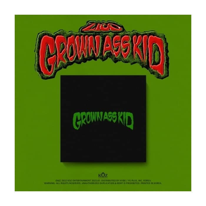  [AUSTRALIA] - ZICO Grown Ass Kid 4th Mini Album PhotoBook Version CD+Poster on Pack+Photobook+Sticker+Tracking Sealed
