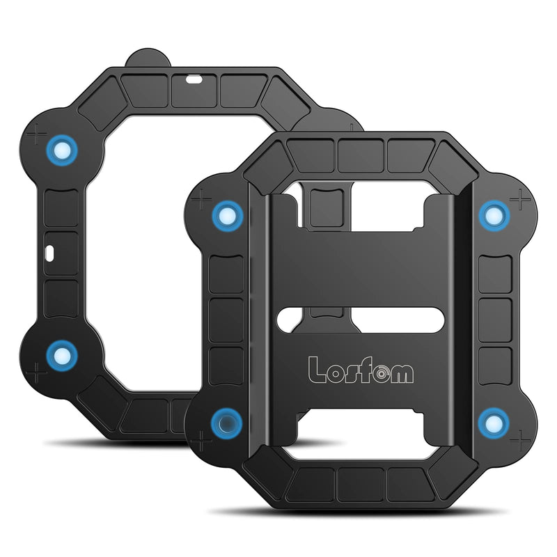  [AUSTRALIA] - Losfom Body Camera Magnet Bracket, Universal Strong Magnetic Suction Back Clip, Magnet Camera Back Holder with Built-in 8 Magnets, Durable Silica Plastic, Stick to Clothes for All Brand Body Camera B-Clip