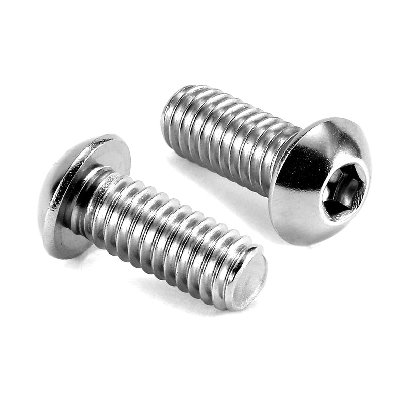  [AUSTRALIA] - 1/4-20 x 3/4" Button Head Socket Cap Bolts Screws, 20Pcs 304 Stainless Steel 18-8, Allen Hex Drive, Bright Finish by SG TZH(with Hex Spanner) 20 1/4-20 x 3/4"
