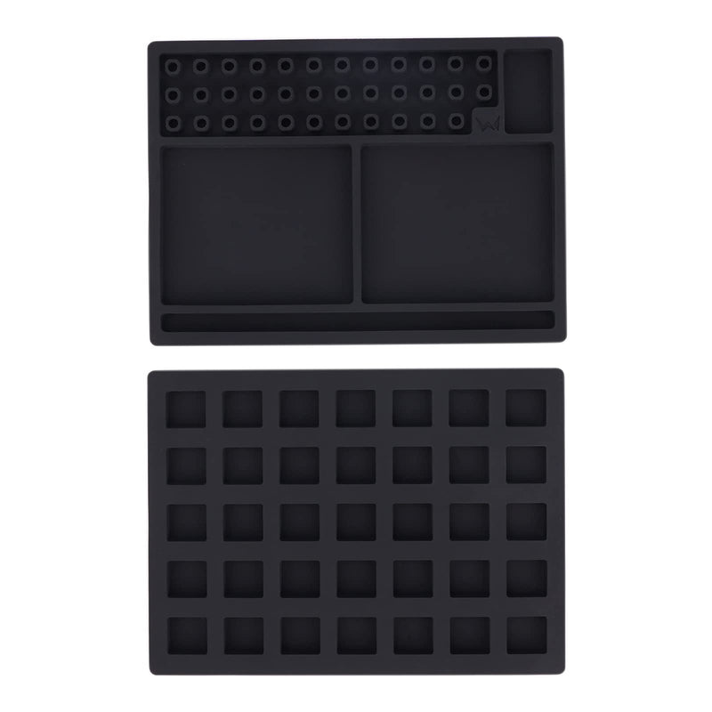  [AUSTRALIA] - MELETRIX WS 35 Switches Silicone Lube Station for Custom Mechanical Keyboard Switches Black
