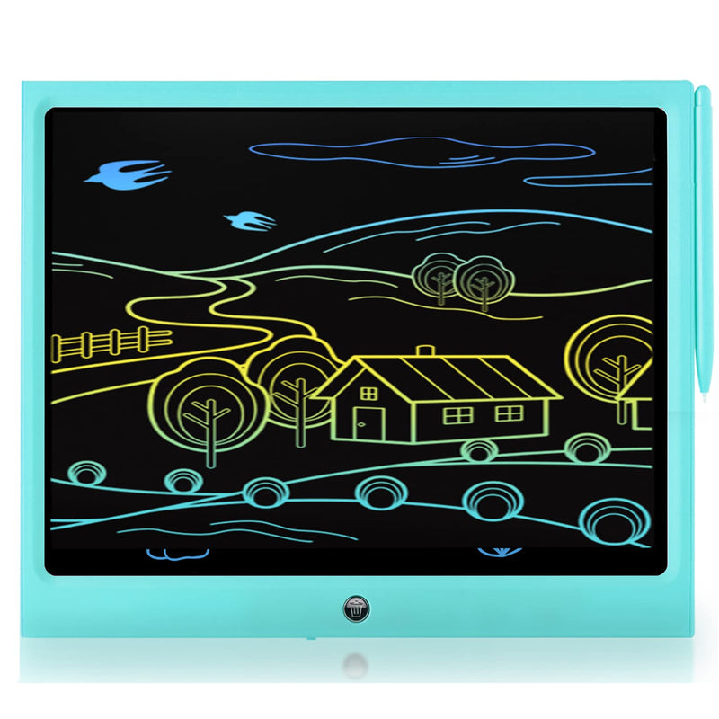  [AUSTRALIA] - LCD Writing Tablet for Kids, 15 Inch Colorful Electronic Doodle Board for Kids Age 3+ Toys Christmas Birthday Erasable Drawing Tablet Toddler Learning Toys blue