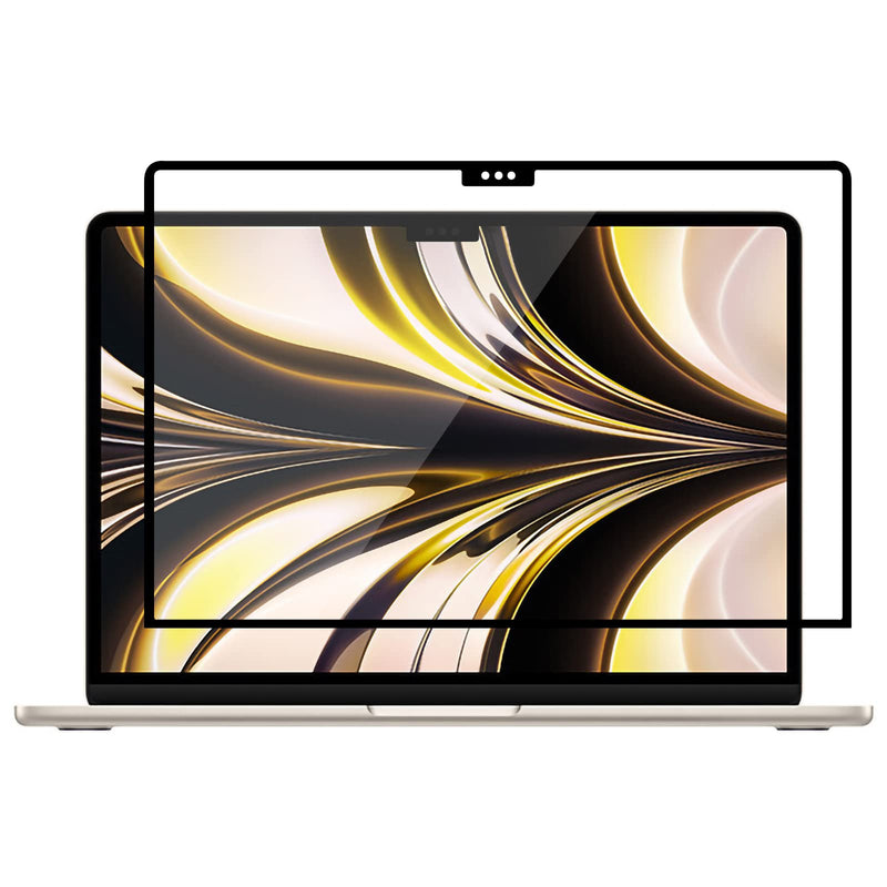  [AUSTRALIA] - Removable Tempered Glass Screen Protector Compatible with 2022 Apple MacBook Air 13.6'' M2 Chip, 9H Hardness/No Bubbles&Line/Anti-Scratch/Anti-Fingerprint/Clear