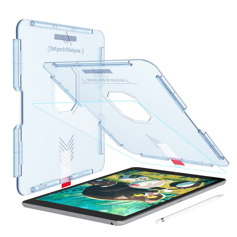  [AUSTRALIA] - Bioton Silkfeel Glass Screen Protector Compatible with iPad 9th Generation/iPad 8th Generation/iPad 7th Generation (iPad 10.2 Inch) [Auto-Alignment Tool] [Tempered Glass] [EZ Kit] 10.2"