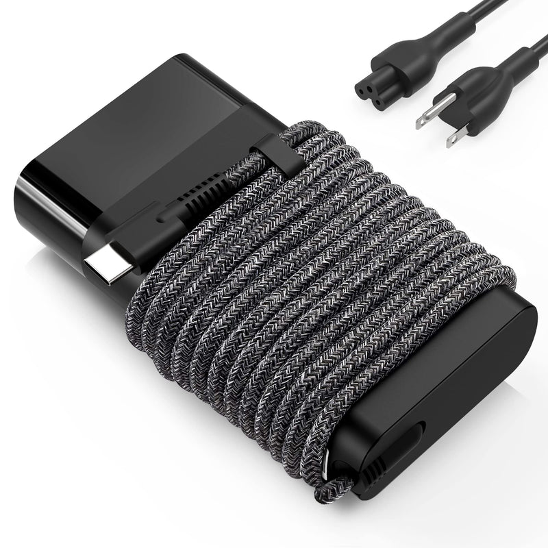  [AUSTRALIA] - New Slim HP 65w USB C Charger，Fit hp EliteBook/Chromebook/Spectre/ProBook Fast Charging Type C Travel Laptop Power Adapter
