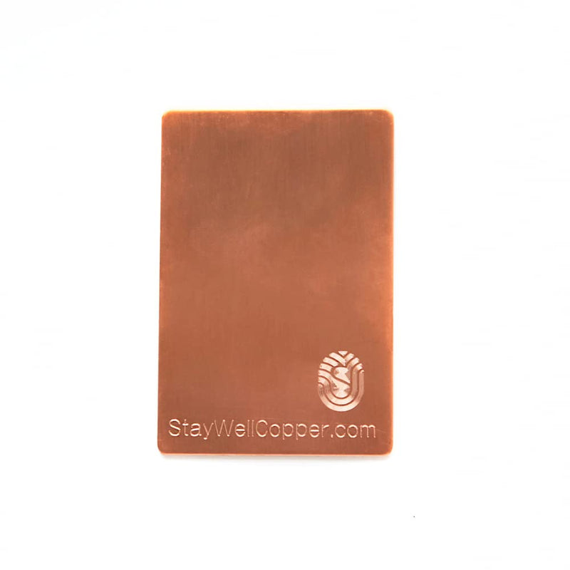  [AUSTRALIA] - StayWell Pure Copper Plate Phone Patch – Badge, Tablet or Cell Phone Plate – Cell Phone Accessories for Health and Wellness – Copper Plates Phone Accessories – Patches for Phone - Large