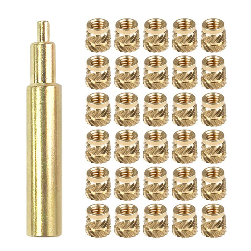  [AUSTRALIA] - 3DZWMAN Heat Set Insert Tip for M3 with Qty 30 M3 Inserts