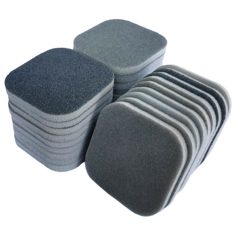  [AUSTRALIA] - 27 Pcs Sanding Sponge Soft Touch Sanding Pads,Sand Paper, Mesh Sanding Polishing Pads for Craft Polishing Repairing, 2" x 2" Sanding Blocks, 9 Kinds Grit from 320 to 3500