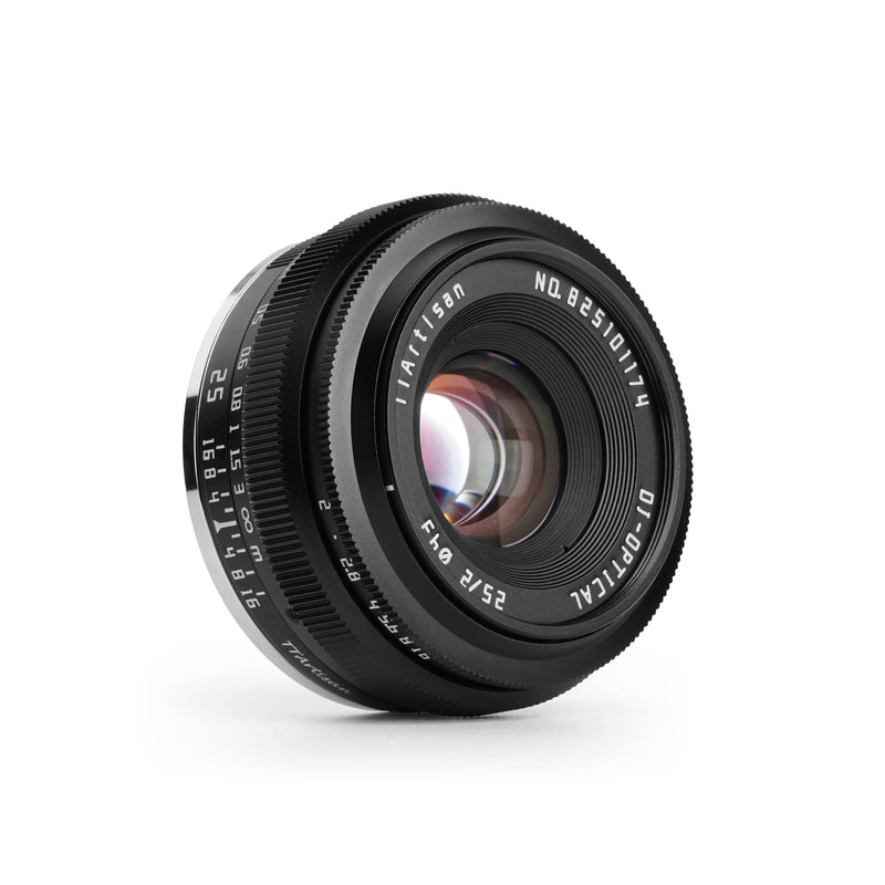  [AUSTRALIA] - TTArtisan 25mm f2 APS-C Manual Focus Camera Lens Compatiable with Fuji X Mount X-A1 X-A10 X-A2 X-A3 X-A5 X-A7 X-M1 X-M2 X-H1 X-T1 X-T10 X-T2 X-T20 X-T3 X-T4 X-T100