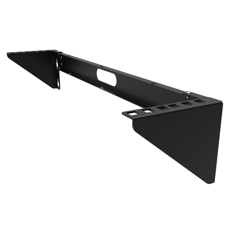  [AUSTRALIA] - QiaoYoubang 2U Foldable Wall Mount Patch Panel Bracket -Vertical Wall Mount Rack for 19 inches Networking Equipments Including Hardware