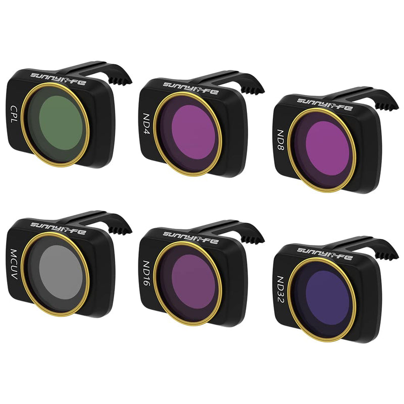  [AUSTRALIA] - GLOBACT CPL ND Filters Set for DJI Mini SE/Mini 2/Mavic Mini Accessories Camera Lens Filters UV CPL ND4 ND8 ND16 ND32 (6 Pack)