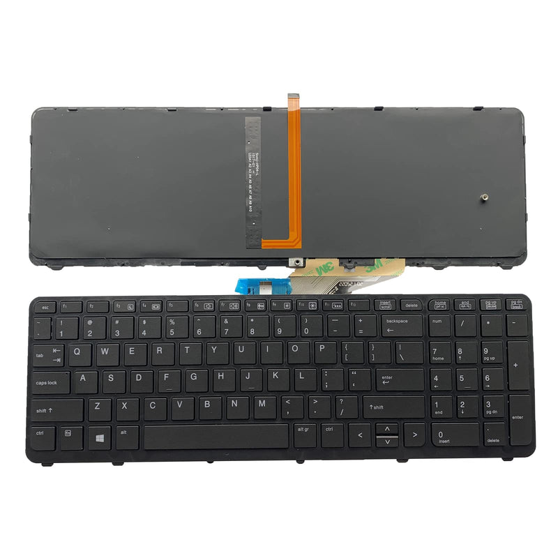  [AUSTRALIA] - Siakoocty Laptop Replacement US Layout No Pointing with Backlight Keyboard for HP ZBOOK 15 G1 ZBOOK 15 G2 ZBOOK 17 G1 ZBOOK 17 G2 Series PK130TK1A00 SK7123BL MP-12P23USJ698W PK130TK2A00 733688-001