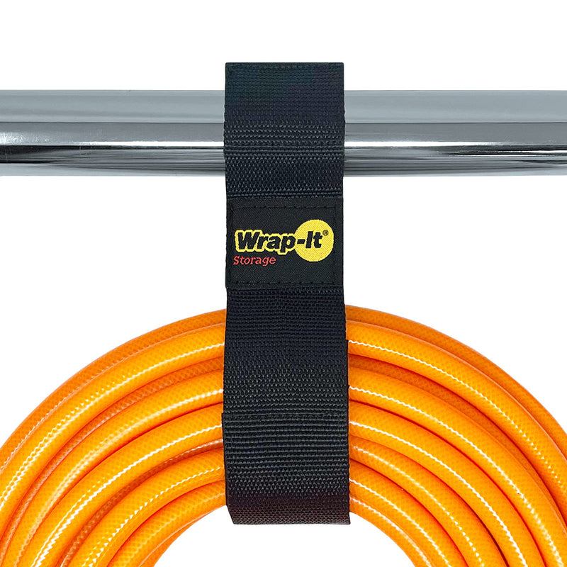  [AUSTRALIA] - Twin-Straps by Wrap-It Storage - 16" (6-Pack) - Hook and Loop Hanging Cable Wrap for Multi-Purpose Cord and Hose Storage 16" (6 Pack)