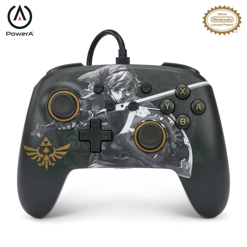  [AUSTRALIA] - PowerA Enhanced Wired Controller for Nintendo Switch - Battle-Ready Link, Gamepad, game controller, wired controller, officially licensed