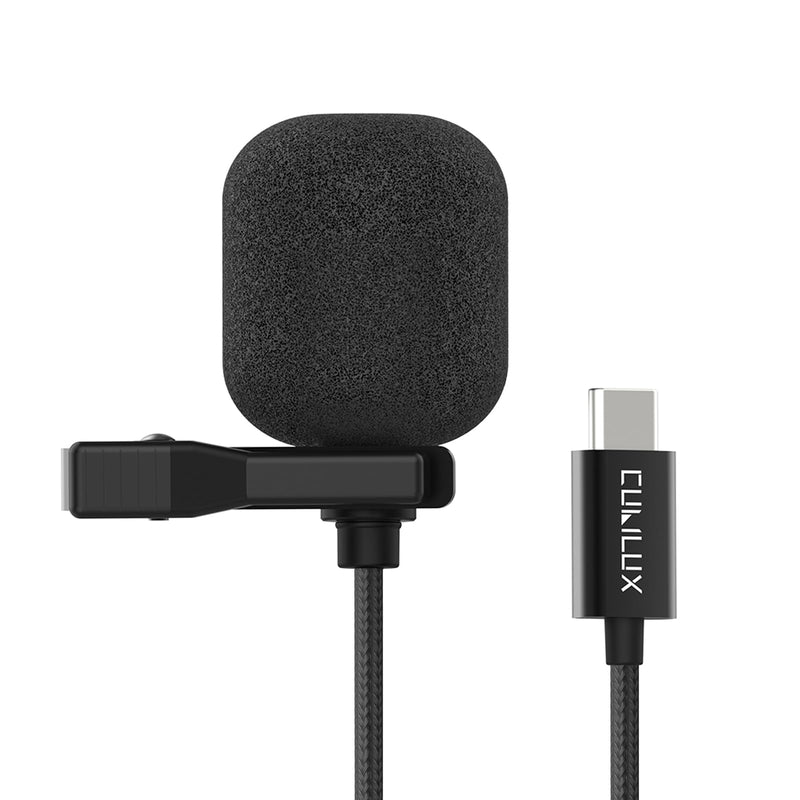  [AUSTRALIA] - Cubilux USB C Lavalier Microphone, Unidirectional Type C Mini Lapel MIC for New iPad Pro, iPad Air 5/4, iPad Mini 6, iPad 10, Samsung S23/S22/S21/S20 Tab S8/S7/S6 Note 20/10, Pixel 7/6 Pro 5 4, 5 Feet