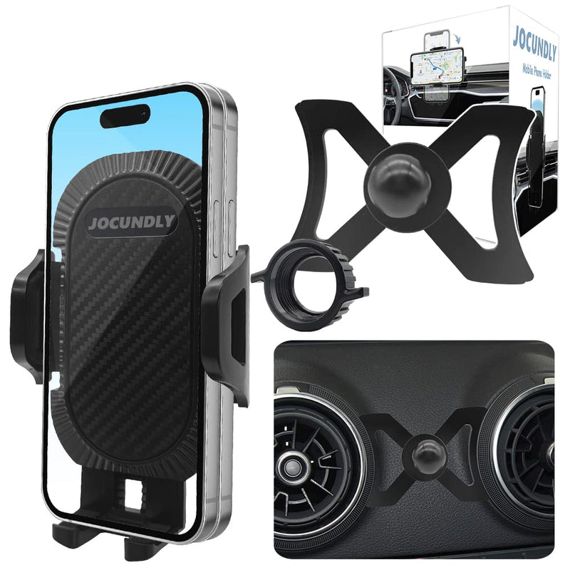  [AUSTRALIA] - JOCUNDLY Car Phone Mount for 2014-2020 Audi A3 S3 RS3 8V [Thick Case Friendly] Mobile Phone Holder Cell Navigation Bracket Air Vent Auto Accessories Cradles, All Phones (Metal Base) Metal base