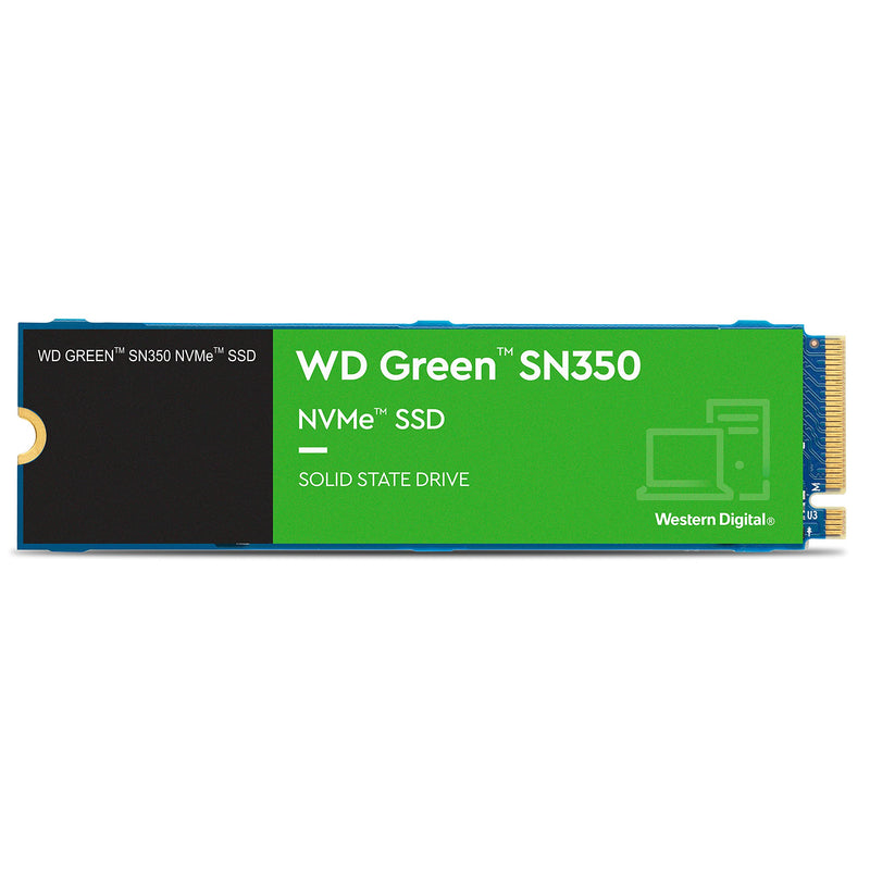  [AUSTRALIA] - Western Digital 500GB WD Green SN350 NVMe Internal SSD Solid State Drive - Gen3 PCIe, M.2 2280, Up to 2,400 MB/s - WDS500G2G0C