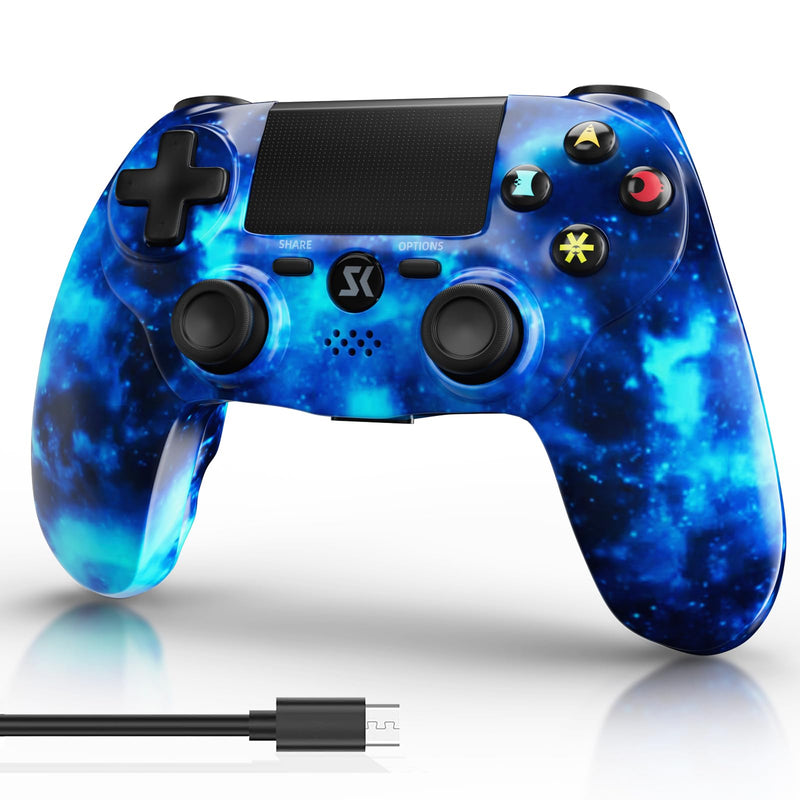  [AUSTRALIA] - Wireless Controller for PS4, Controller for Sony PlayStation 4, Double Shock 6-Axis Motion Sensor, Sensitive Touch Pad, Built-in Speaker & Stereo Headphone Jack, Compatible with PlayStation 4/Pro/Slim