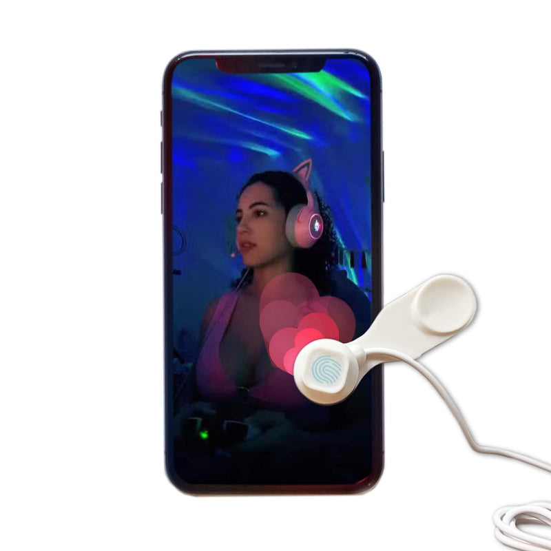  [AUSTRALIA] - Screen Auto Clicker For Phone:3 Speed Physical Tapper, Simulated Finger Continuous Click, Compatible With Android And IOS, Suitable For Tik Tok Live, Lightning Deal, Reward Tasks (WHITE) WHITE