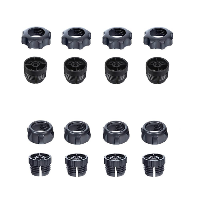  [AUSTRALIA] - ThtRht 8 Set Retaining Nut with Thread Screw Replacement for 17mm Ball Joint Head Stand Clip Car Phone Holder Gravity Wireless Charger Bracket Base Mount Clamp GPS DV Dash Camera Suction Cup Stander