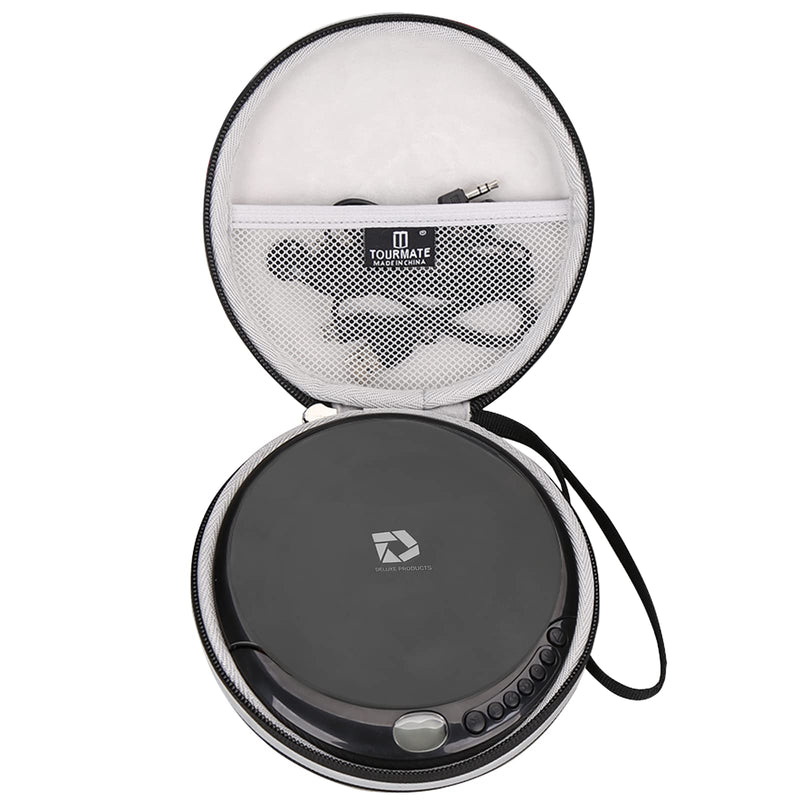  [AUSTRALIA] - Tourmate CD Player Case Compatible with Deluxe Products CD Player, Travel Carrying Stoarge Holder (Case Only)