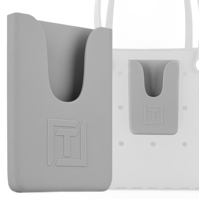  [AUSTRALIA] - Tributary Brands - Phone Holder Compatible with Bogg Bag - Universal and Made of Silicone Grey