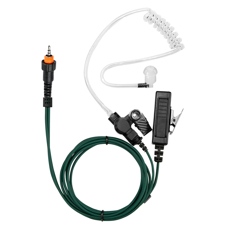  [AUSTRALIA] - LEIMAXTE Walkie Talkie Headset for CLP1010 with Mic PTT for Motorola CLP1040 Two Way Radio Acoustic Tube Earpiece, Camouflage Cable