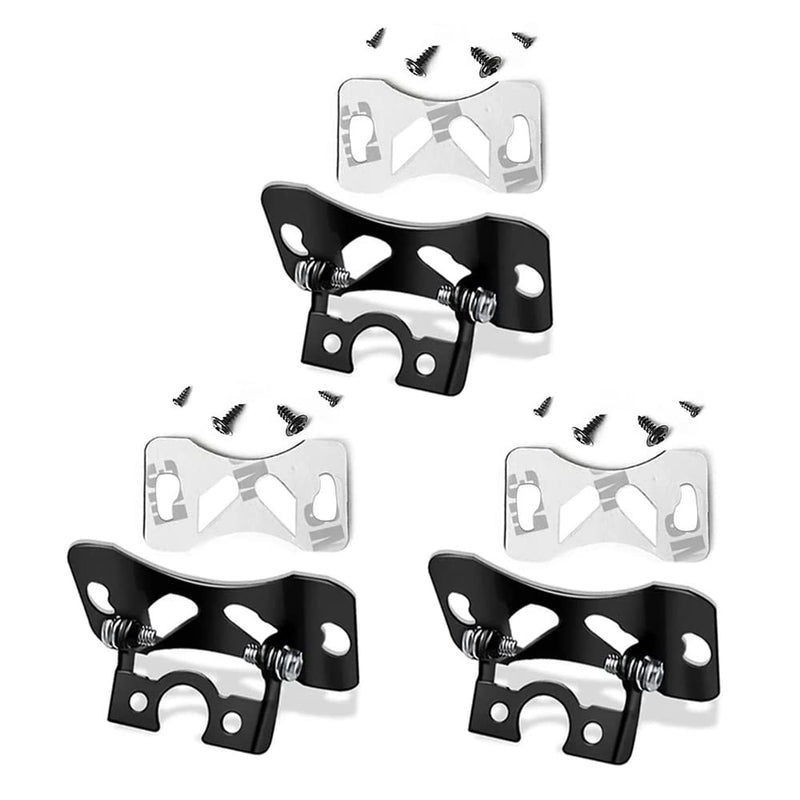  [AUSTRALIA] - ThtRht 3 Pack Car Rear Camera Holder Mounting Bracket Auto Dash Cam Rearview Camera Mount Stand Vehicle SUV Truck RV Backup DVR Back Reverse View Base 2in1 Windshield Window Mirror Sticker + Screws