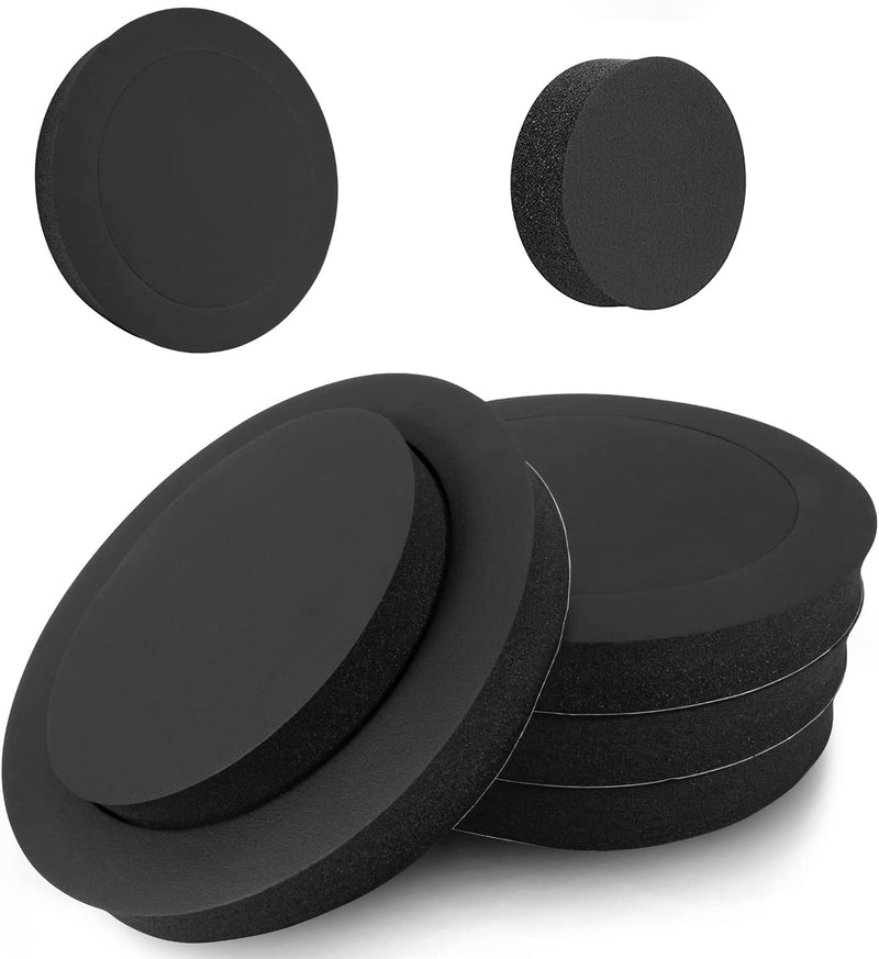  [AUSTRALIA] - RDBS 6.5" Car Door Speaker Enhancer System Sponge Kit 6.5 Inch Foam Fast Rings Horns Soundproof Foam Bass Blockers Foam Baffles Two ring