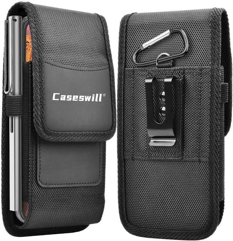  [AUSTRALIA] - Caseswill Phone Holster for Samsung Galaxy Z Fold5 Fold4 Fold3 S23 S22 S21 S20 FE Note20 Ultra A04 A04E A04S A14 A24 A34 A54 A03S A13 A23 A33 A53 A73 5G XCover 6 Pro Case Nylon Pouch Belt Clip Holster