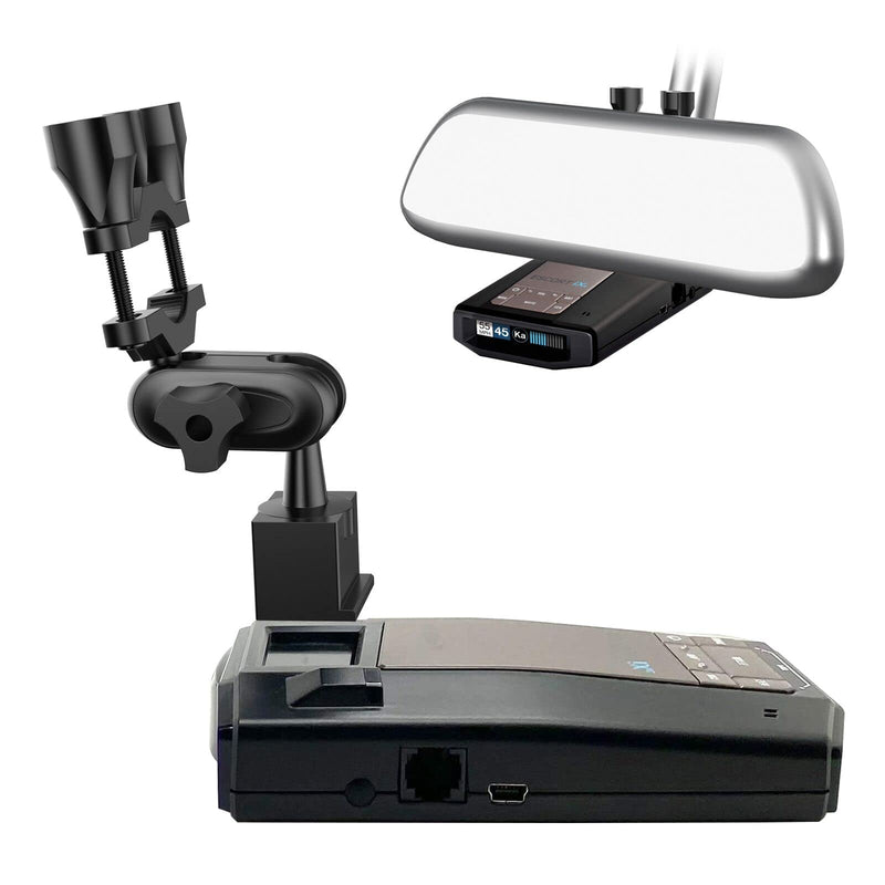  [AUSTRALIA] - SDSACZMU Car Rearview Mirror Stem Radar Detector Mount,for Escort Max360c Max 3 IX IXc Redline EX Beltronics Cobra DualPro GT 360 Radar Models, w/EZ Magnet Connection