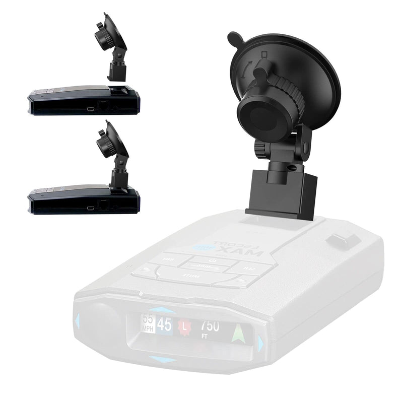  [AUSTRALIA] - Radar Detector Mount,Car radar mounting bracket,Windshield & Dashboard Suction Mount,For Escort Max360c Max 3 IX IXc Redline EX Beltronics Cobra DualPro GT 360 Radar Models, w/EZ Magnet Connection
