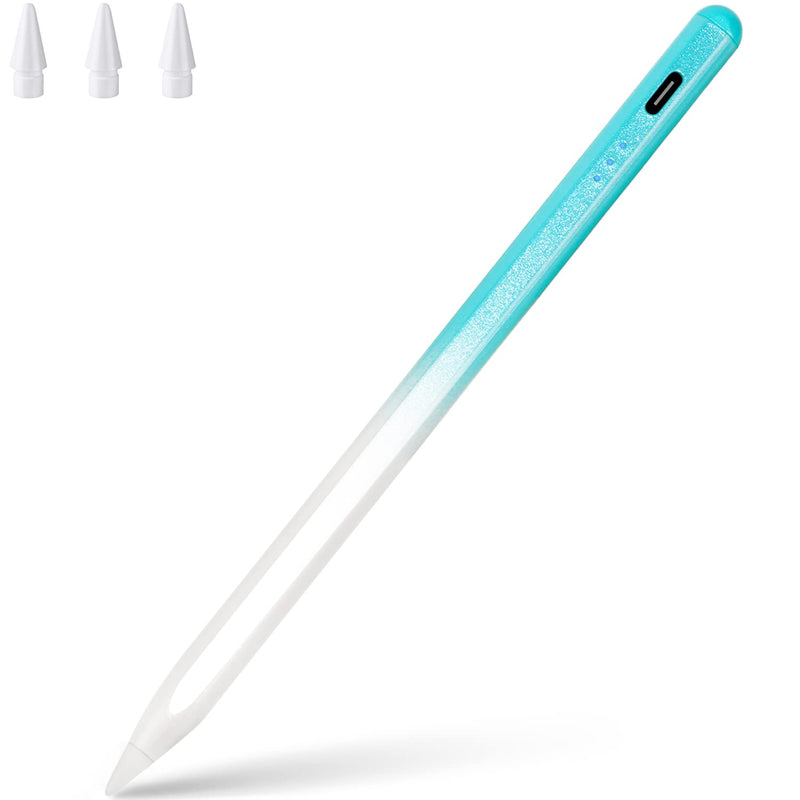  [AUSTRALIA] - Stylus Pen for ipad, Active Pencil with Quick Charge, Palm Rejection Tilt Sensor, Magnetic Apple Pen Compatible with 2018-2022 iPad Pro 11"/12.9",iPad 10/9/8/7/6,iPad Mini 5/6,iPad Air3/4/5- Blue C-30 mins Charge-Blue
