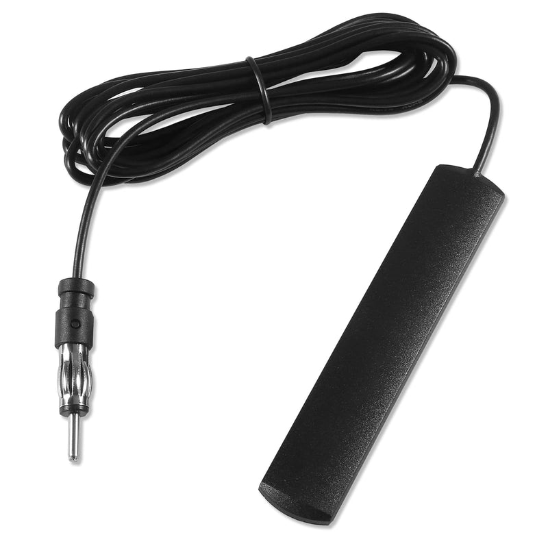  [AUSTRALIA] - AEDIKO Car Antenna Car Stereo FM AM Radio Antenna Car Adhesive Mount Hidden Patch Antenna for Vehicle Truck SUV Car Stereo in Dash Head Unit Audio HD Radio Tuner Amplifier DIN Plug
