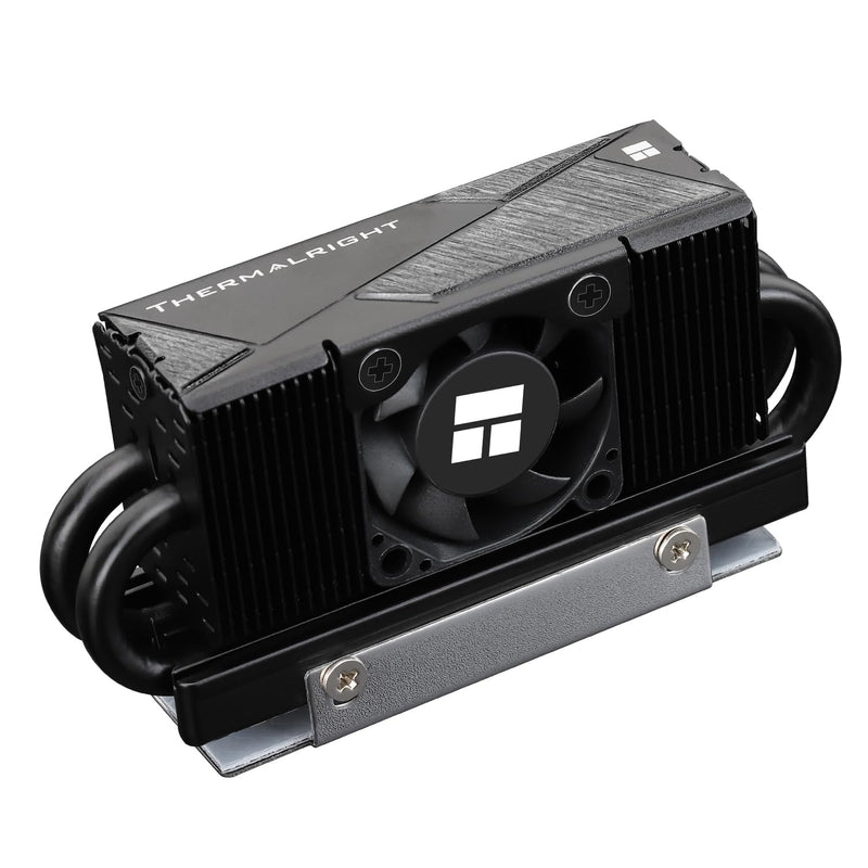  [AUSTRALIA] - Thermalright HR10 2280 PRO Black SSD Cooler, Double Sided Heatsink, Carries 14.8W/m.k Silicone Pad, Includes 4 heatpipes, Reflow Process, 2280 SSD Heatsink Cooler for Desktop