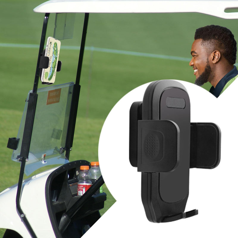  [AUSTRALIA] - UYODM Golf Cart Magnetic Phone Holder Mount, Ultra Strength 6*N52 Magnets Cell Phone Caddy for EZGO Club Car Yamaha,Fit for Most Smartphone,Thick Case Friendly