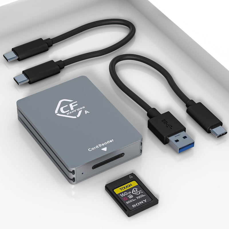  [AUSTRALIA] - CFexpress Type A Card Reader USB 3.1 Gen2 10Gbps SuperSpeed Sony Cfexpress Type A Reader Portable Aluminum Sony Cfexpress Type A Card Reader USB C for Cfexpress Type A Card