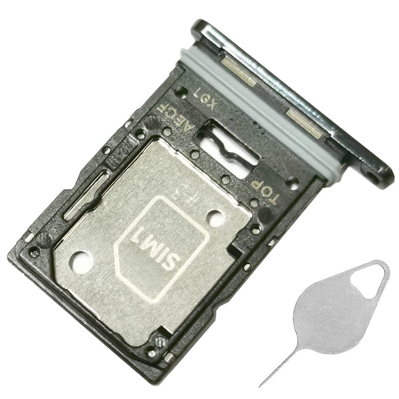  [AUSTRALIA] - Galaxy A53 5G SIM Card Tray Dual Replacement A53 5G Sim Card Slot Holder for Samsung Galaxy A53 5G SM-A536U A536U1 A536E A536 A536W S536DL Sim Card Tray Repair Part with Opening Needle (Black) Black