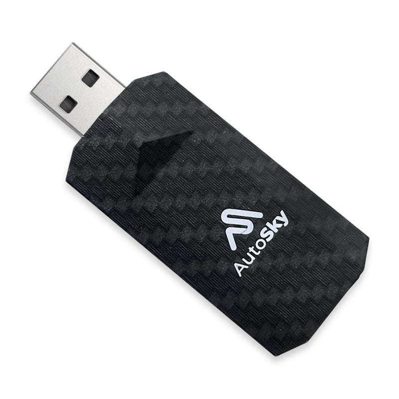  [AUSTRALIA] - Wireless CarPlay Adapter 2023 Pro Slim Edition - Smallest Newest and Fastest Wireless CarPlay Adapter - AutoSky - Factory Wired CarPlay Cars – USB-A and USB-C Cables – Wired CarPlay Required