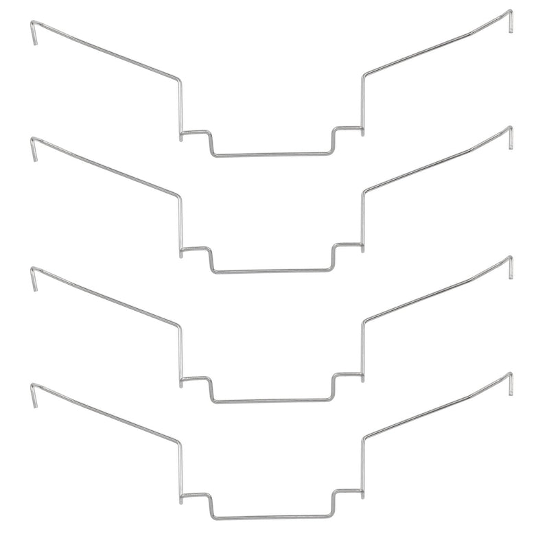  [AUSTRALIA] - Lovelysp Fan Buckles CPU Heatsink Fan Buckles 12CM Wire Buckle Upper Hook Type Fixing Clips Computer Cooling Accessories-4PCS