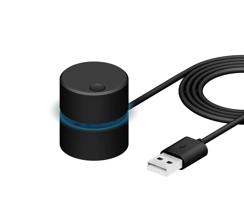  [AUSTRALIA] - DKE USB PC Volume Control Knob Computer External Volume Remote Button Speaker Audio Multimedia Volume Control Adjuster with One Key Mute Function Support Win7/8/10/XP/Mac/Vista/Android/iOS