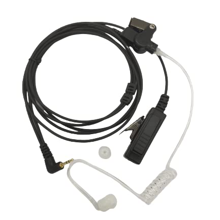  [AUSTRALIA] - JUYODE TC-320 Walkie Talkie Earpiece 2.5mm 1 Pin Acoustic Tube Ear Piece with PTT Mic for Motorola Talkabout T200 T210 T260 T600 T800 Hytera HYT TC-310 TC-320 Garmin rino 650 750 755 Two Way Radio