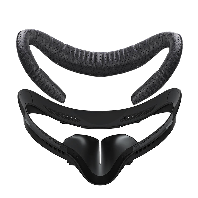  [AUSTRALIA] - VR Facial Interface & Face Pad for Oculus Quest 2, VR Face Cover Cushion Replacement Compatible with Quest 2,Breathable Holes Leather Protective VR Accessories Breathable Holes Leather Face Cover